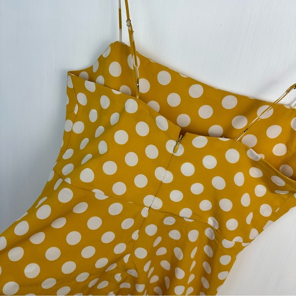 Volcom • Read the room yellow polka dot dress • Small - Picture 8 of 10